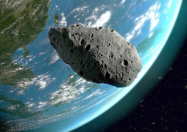 Rappresentazione artistica di un asteroide vicino alla Terra (fonte: urikyo33 da Pixabay) © Ansa