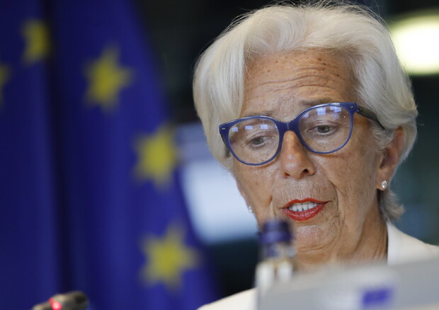 President of ECB Christine Lagarde attends a Committee on Economic and Monetary Affairs public hearing © ANSA