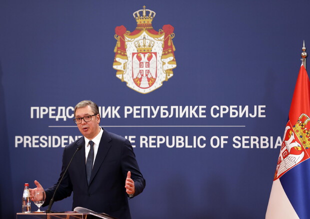 Serbia, Vucic incontra gli ambasciatori di Quint e Unione europea © EPA