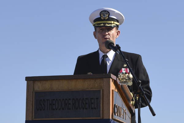 USS Theodore Roosevelt (CVN 71) Captain Brett Crozier relieved of duty