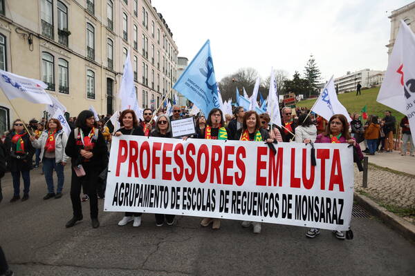 Teachers demonstration in Lisbon