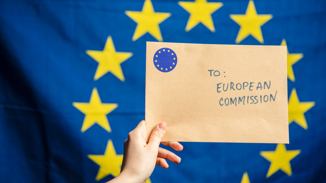 Lettera commissione europea messaggio europa