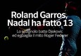 Roland Garros, Nadal ha fatto 13 © ANSA