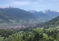Frecce Tricolori su Aosta, lo spettacolo dalle montagne © ANSA