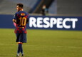 Messi al Barcellona nel 2020 (foto d'archivio) (ANSA)