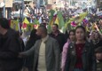 Siria, migliaia curdi in piazza contro gli attacchi turchi a nordest (ANSA)