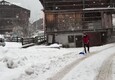 Maltempo in Veneto, abbondante nevicata a Falcade (ANSA)