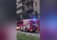 Incendio in palazzo a Milano, persona salvata da pompieri (ANSA)