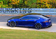 Tesla Model S Plaid batte Porsche Taycan al Nürburgring (ANSA)