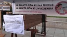 Milano, Medicina Democratica celebra 'funerale' della sanita' pubblica lombarda(ANSA)