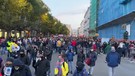 Trieste, migliaia di persone in piazza per il corteo no green pass(ANSA)