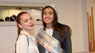 Miss Italia Zeudi Di Palma con la modella russa РИТА  (ANSA)