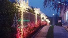 A Melegnano, nel Milanese, la casa di Babbo Natale piu' illuminata d'Italia (ANSA)