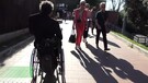 Roma, a passeggio con la disabilita' (ANSA)