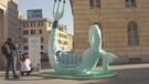 Milano, un'opera d'arte green per sensibilizzare sulla salute del mare(ANSA)