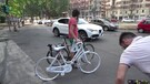 Torino, la protesta per il ciclista investito dalla polizia(ANSA)