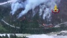 Incendio in Val Resia, impiegato anche l'elicottero Drago 71(ANSA)
