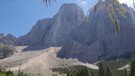 Frana di rocce sul Monte Pelmo, la testimonianza di una camperista (ANSA)
