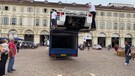 Torino, a piazza San Carlo arrivano i bolidi del passato per l'Autolook Week(ANSA)