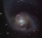 La galassia Ngc 7727 ripresa dallo strumento Fors2 installato sul Vlt (fonte: ESO) (ANSA)