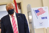 Donald Trump a Palm Beach County Public Library (Photo by MANDEL NGAN / AFP) (ANSA)