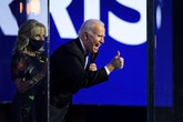 Joe Biden con la moglie Jill Biden (ANSA)