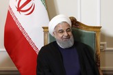 Hassan Rouhani, il presidente dell'Iran (ANSA)