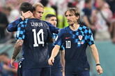 Modric durante la semifinale Croazia-Argentina (ANSA)