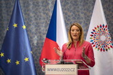 Metsola, visita leader europei è cruciale per Kiev in Ue (ANSA)