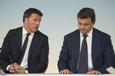 Il leader di Renew Europe a Roma venerdì con Renzi e Calenda (ANSA)