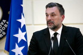 Hungarian Foreign Minister Peter Szijjarto visits Sarajevo (ANSA)