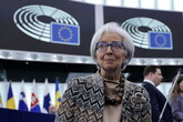 Lagarde, "segnali di una ripresa economica nel 2024" (ANSA)