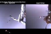 Perseverance, la Nasa pubblica il primo video dell'atterraggio del rover su Marte