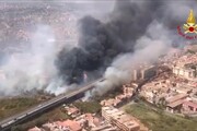 Incendi: brucia la Sicilia, roghi alimentati dal forte caldo
