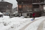 Maltempo in Veneto, abbondante nevicata a Falcade