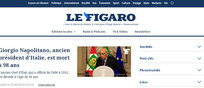E' morto Giorgio Napolitano; rassegna stampa estera