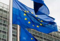 EU flag bandiera europea berlaymont europa ue - fonte: EC (ANSA)