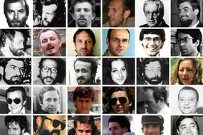 I volti dei 30 giornalisti italiani uccisi (ANSA)