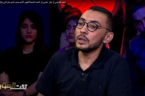 Ahmed El Tounsi durante la sua apparizione a una trasmissione del canale tv Attessia (ANSA)
