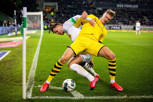Borussia Moenchengladbach vs Borussia Dortmund (ANSA)