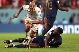 Tunisia-Francia 1-0 (ANSA)