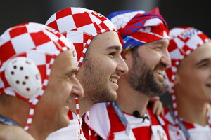 I tifosi delle Croazia in Qatar (ANSA)