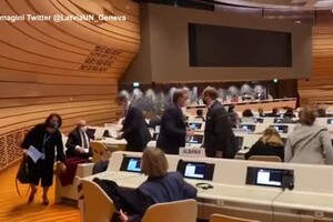 Conferenza disarmo, le delegazioni boicottano il discorso di Lavrov (ANSA)