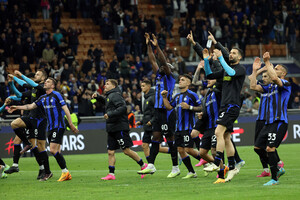 Cuore e gol, l'Inter vola in semifinale per l'Euroderby (ANSA)