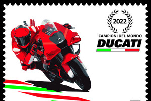 Emissione francobollo Moto Ducati (ANSA)