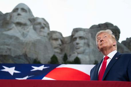 Donald Trump al  Mount Rushmore © AFP