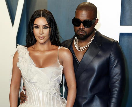 Kanye West e  Kim Kardashian © EPA