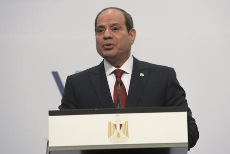 Il presidente egiziano Al Sisi (Foto Ansa) © EPA