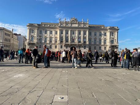 Prosegue la protesta a Trieste © ANSA