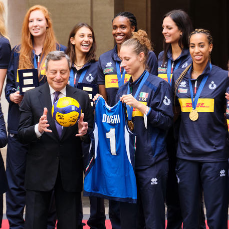 Draghi, che orgoglio volley,mesi indimenticabili per sport © ANSA